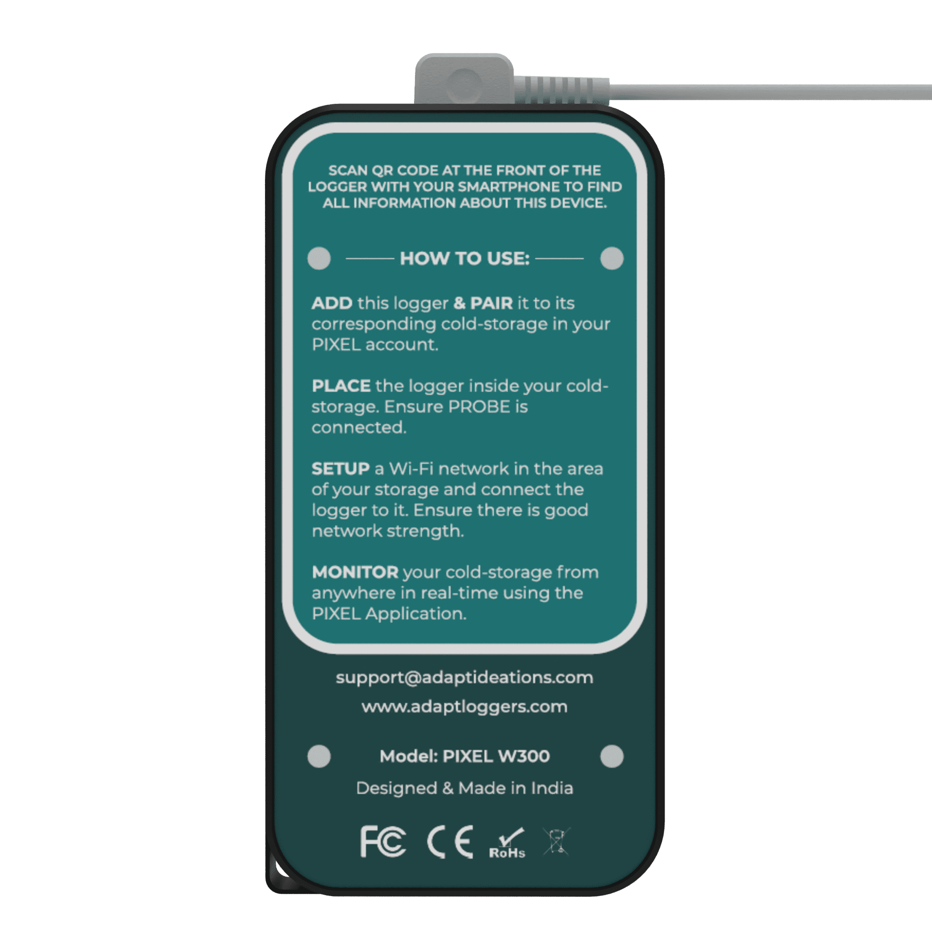 Pixel-W300 | Adapt Loggers Docs